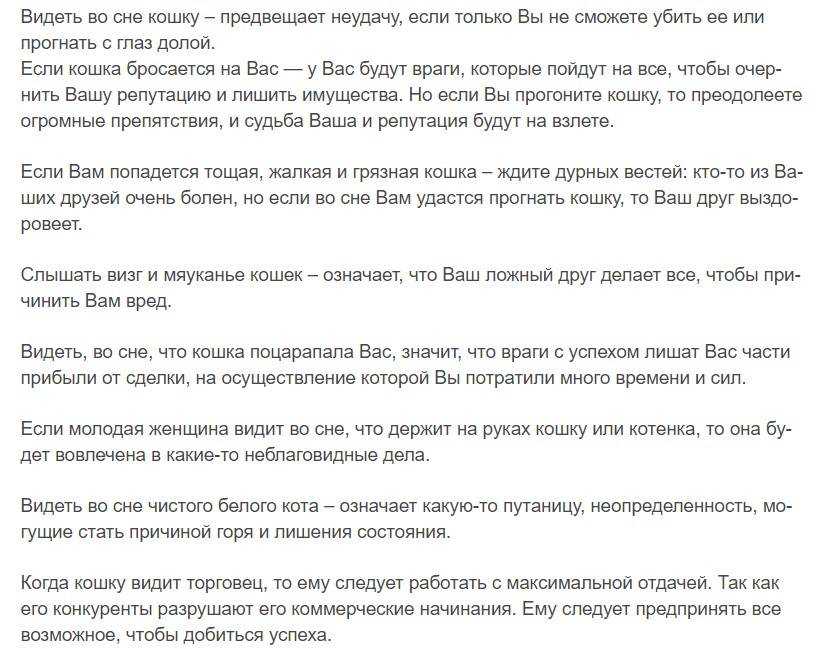 Гладить белого кота во сне