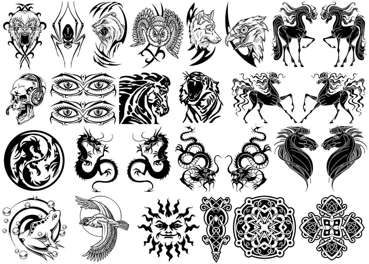 Татуировки символы для мужчин