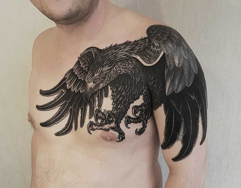 Сакральные виды татуировок орла – что они означают?