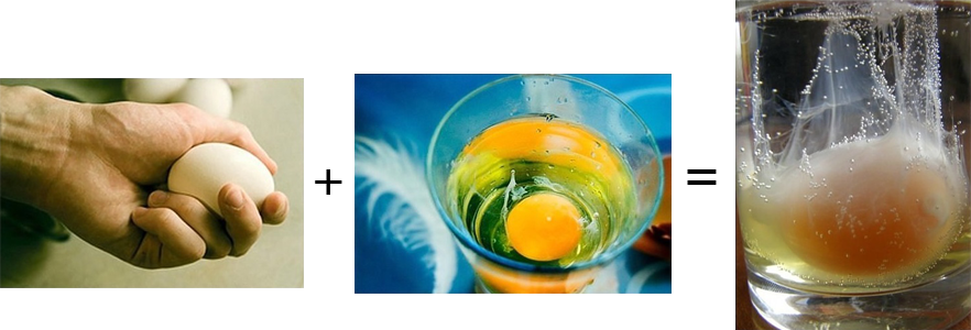 Яйцо в стакан воды на ночь. Снятие порчи яйцом. Яйцо после выкатывания.