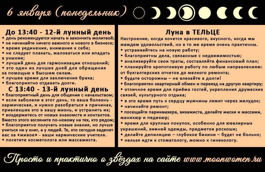 Лунный календарь